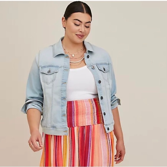 Torrid FITTED TRUCKER JACKET - Picture 2 of 8